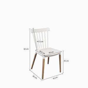Silla Rail blanca