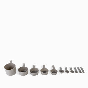 Tazas medidoras gris x 11