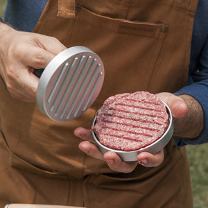 Molde hamburguesas en aluminio forjado