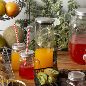 Jarra en vidrio borosilicato con tapa 1300ml