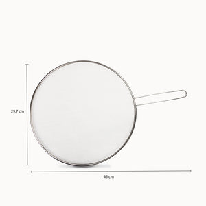 Cobertor sartenes en acero inox 30 cm