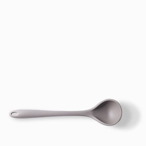Cucharon sopa en silicona gris-1-AMBIENTE GOURMET MÉXICO