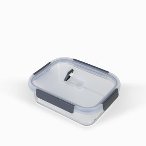 Recipiente en borosilicato gris 1.5 l