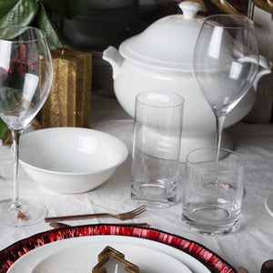 Vaso corto giotto en cristal setx2