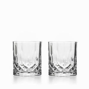 Vaso corto carat en vidrio 280ml setx2