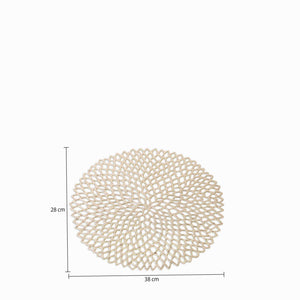 Individual redondo Provenza dorado-3-AMBIENTE GOURMET MÉXICO