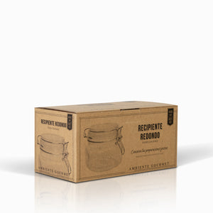 Recipiente redondo 400 ml set x 2