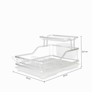 Escurridor doble blanco-2-AMBIENTE GOURMET MÉXICO