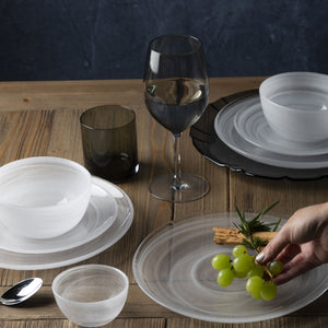 Vaso corto gris set x 2