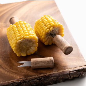 Pinchos para mazorca en acacia
