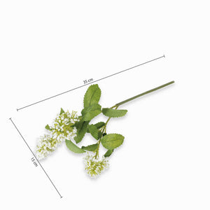 Flor de tallo blanca