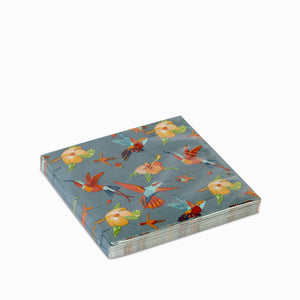 Servilletas colibri azul-3-AMBIENTE GOURMET MÉXICO
