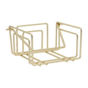 Servilletero cuadrado dorado mate-1-AMBIENTE GOURMET MÉXICO