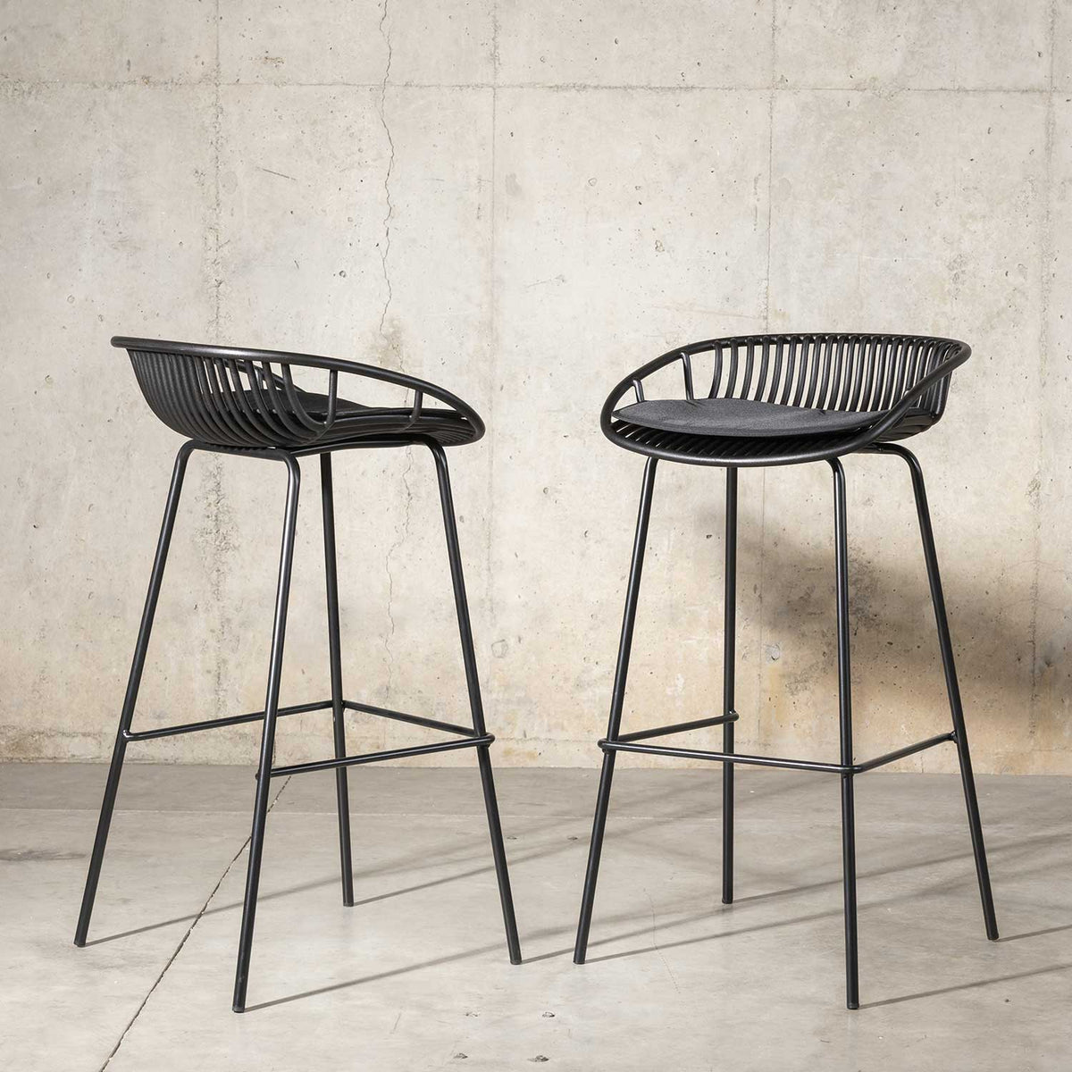 Silla Bar Lodi negra