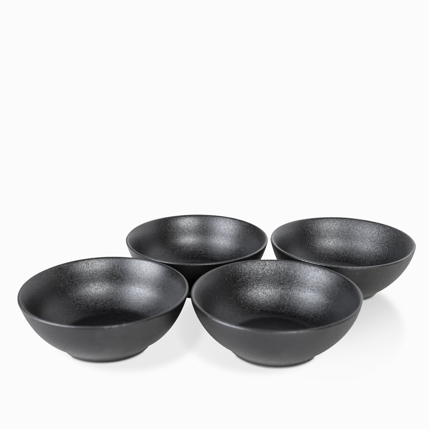Tazon negro mate 600 ml setx4