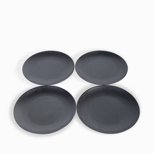 Plato mediano negro mate setx4