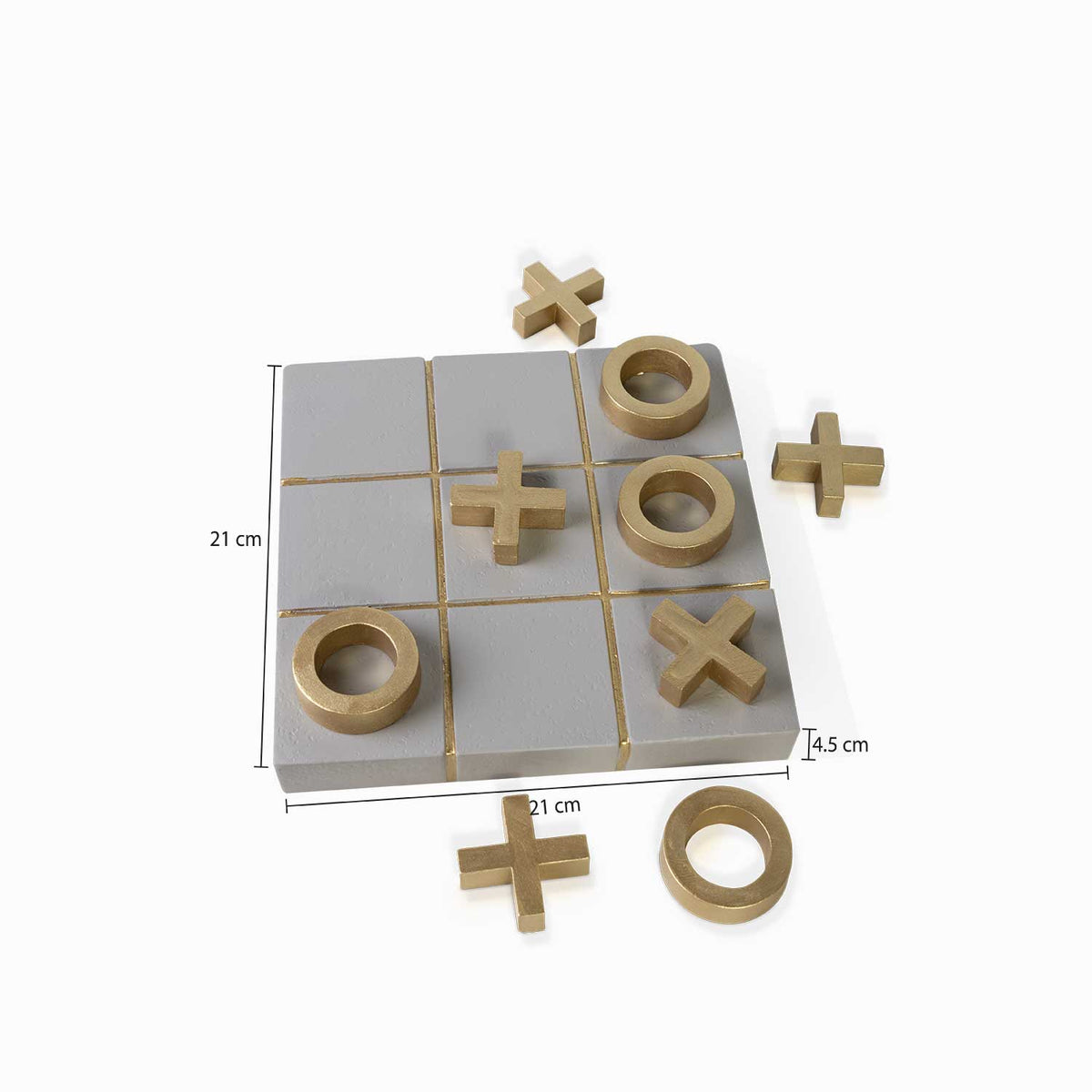 Tic tac toe dorado