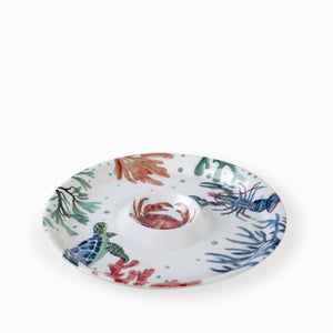 Chip and dip corales 30cm-1-AMBIENTE GOURMET MÉXICO