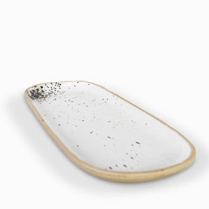 Charola gayra blanco 38x15cm