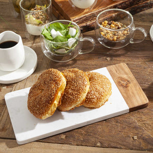 Tabla en mármol y acacia 30,2x15cm-2-AMBIENTE GOURMET MÉXICO