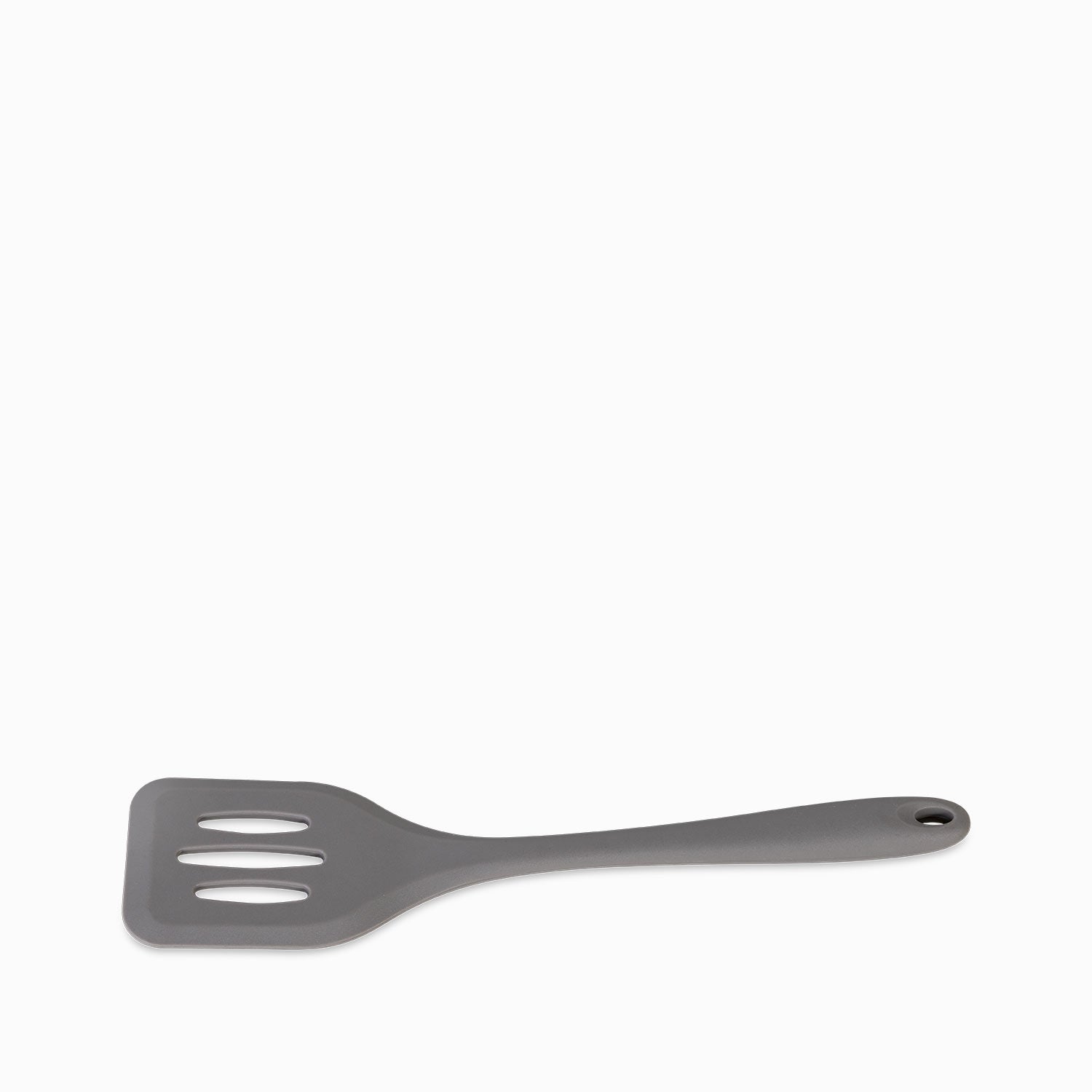 Espatula ranurada silicona gris