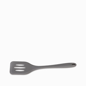 Espatula ranurada silicona gris