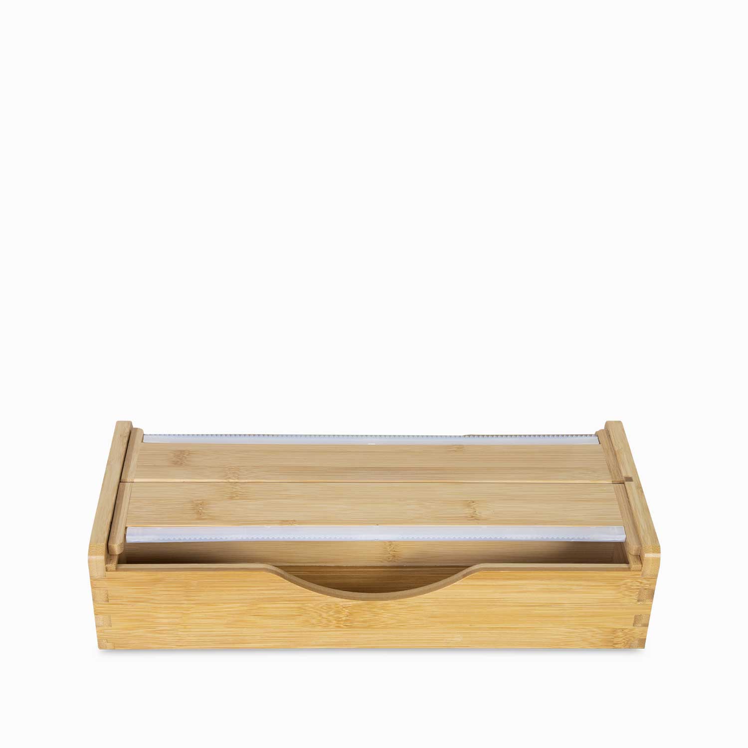 Dispensador para rollo de papel en bambu