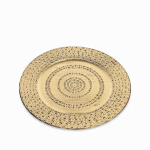 Plato Base Aros Dorado 33Cm