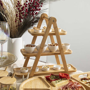 Torre en bambu tres niveles