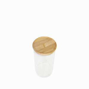 Recipiente redondo tapa en bambu 1300ml