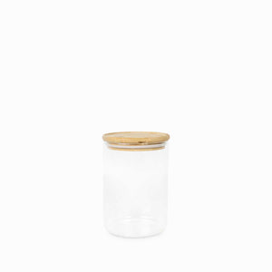 Recipiente redondo tapa en bambu 950ml