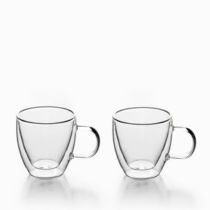 Mug alto doble pared 160ml setx2