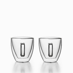 Mug alto doble pared 160ml setx2