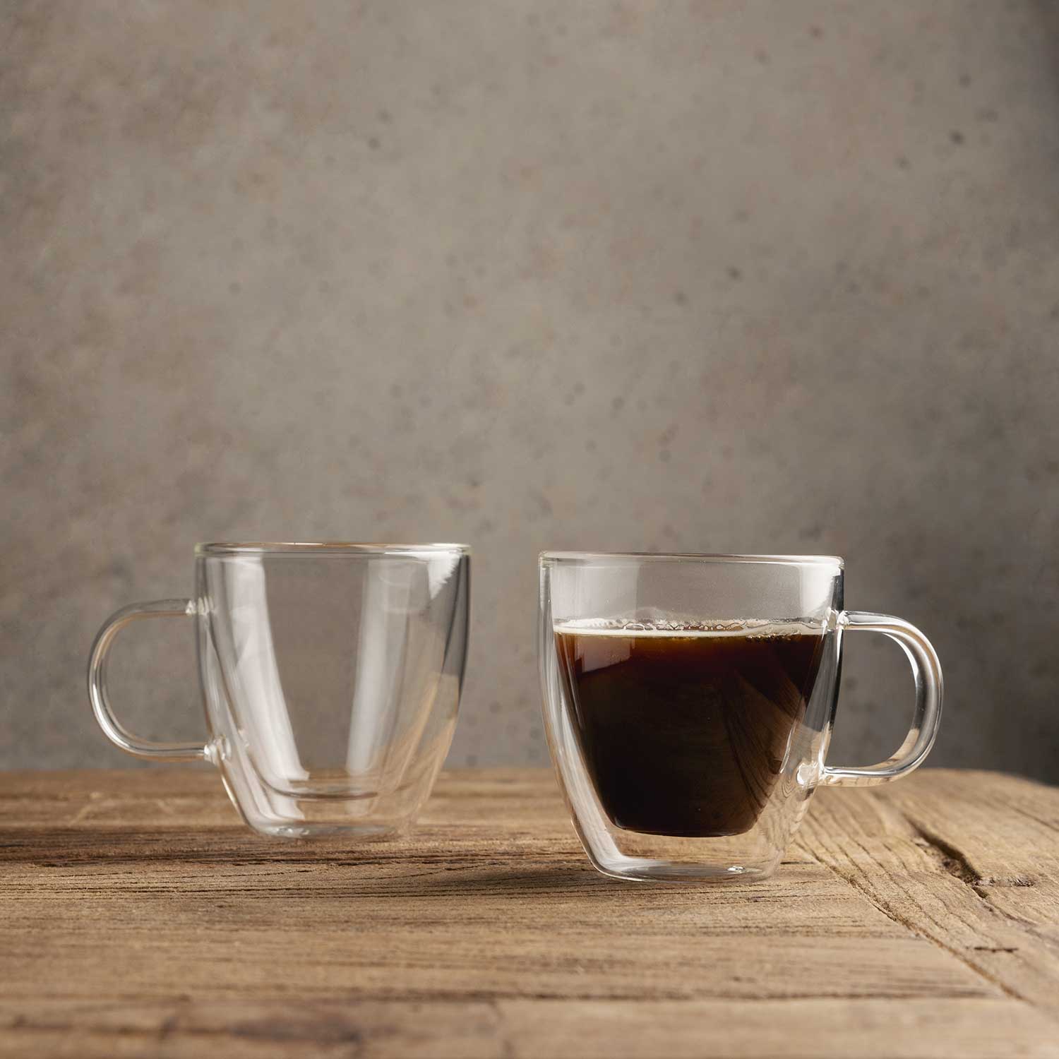 Mug alto doble pared 160ml setx2