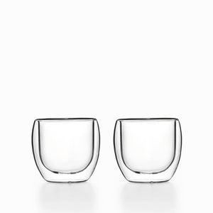 Vaso doble pared curvo 100ml setx2