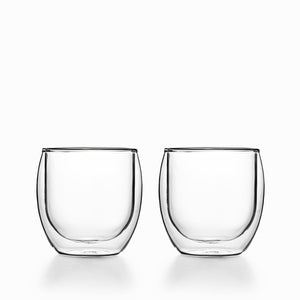 Vaso doble pared curvo 250ml setx2