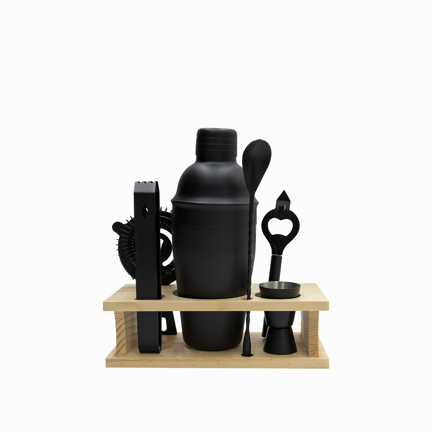 Set cocteles negro setx6