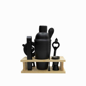 Set cocteles negro setx6