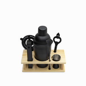 Set cocteles negro setx6-3-AMBIENTE GOURMET MÉXICO