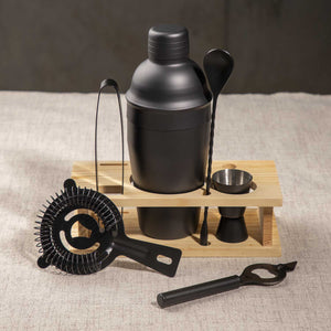 Set cocteles negro setx6