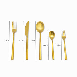 Cubiertos Austin dorado setx20-3-AMBIENTE GOURMET MÉXICO