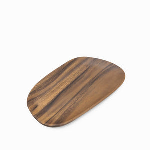 Charola irregular en acacia 30cm