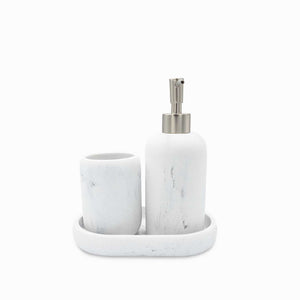 Set baño mármol