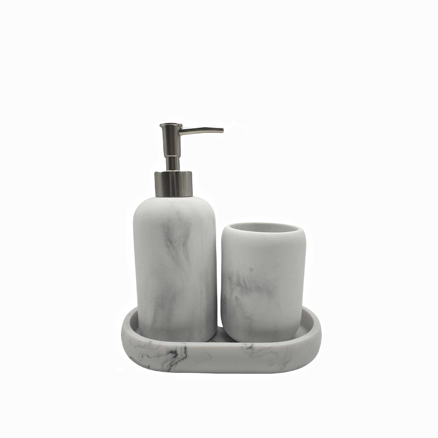 Set baño mármol