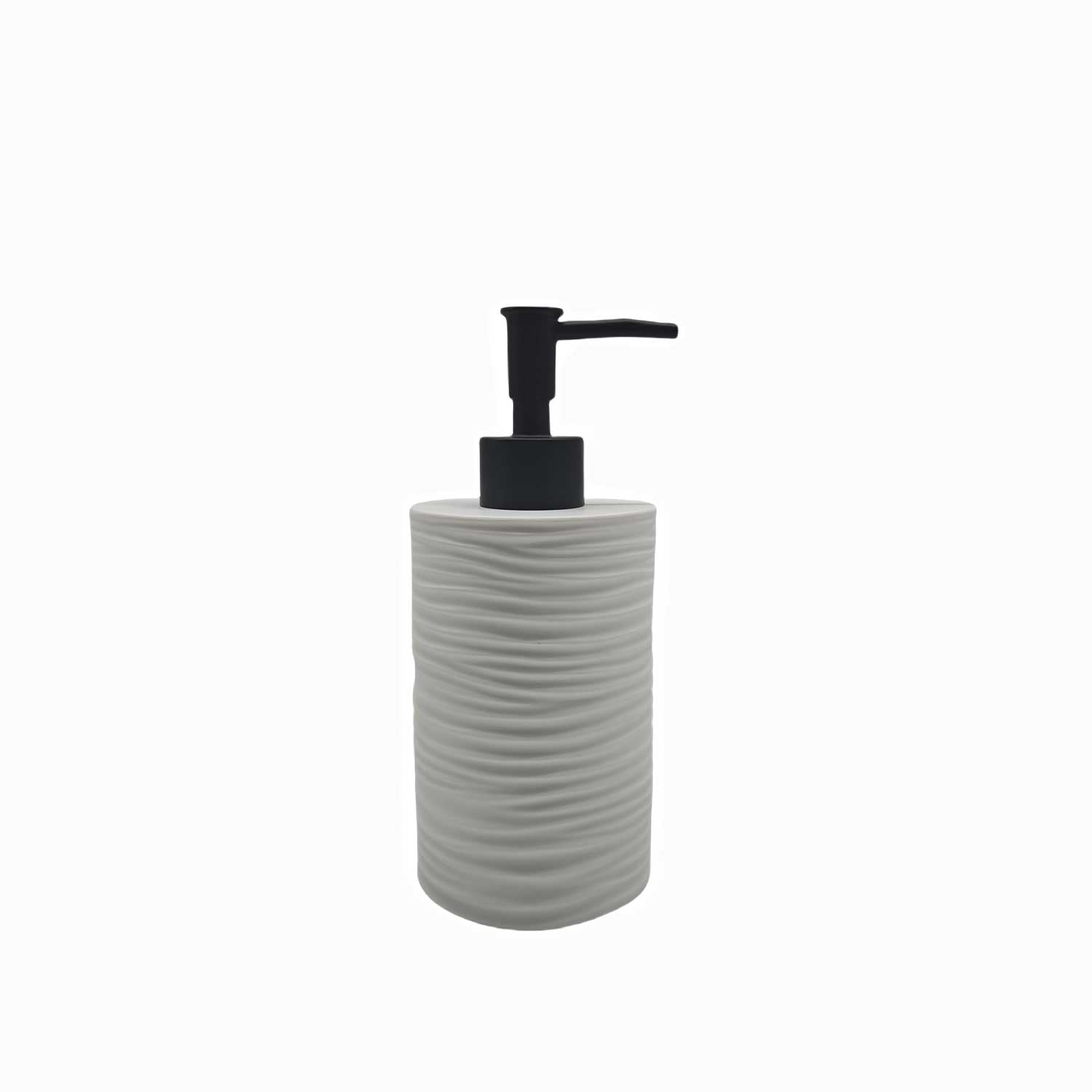 Dispensador de jabón blanco
