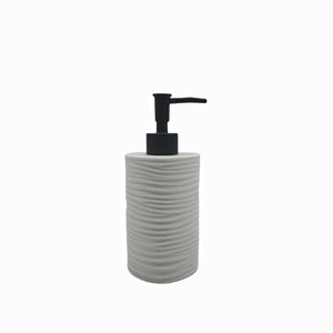 Dispensador de jabón blanco