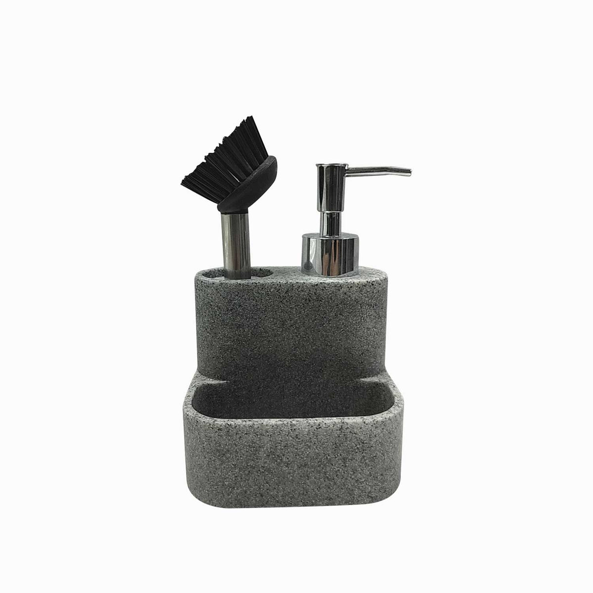Dispensador jabón lavaplatos con cepillo