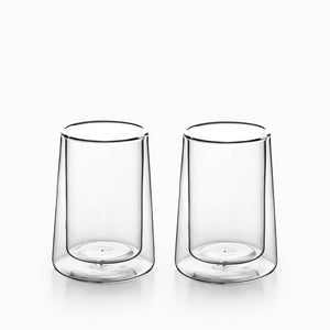 Vaso doble pared cuadrado 300ml setx2