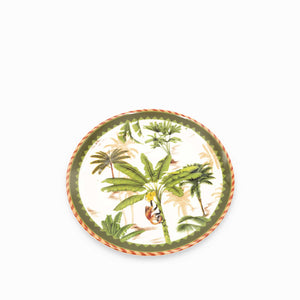 Plato palmeras mono 20 cm-1-AMBIENTE GOURMET MÉXICO
