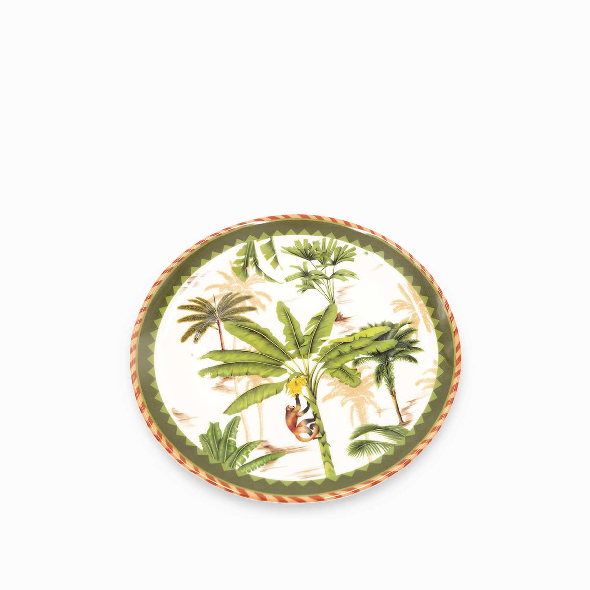 Plato palmeras mono 20 cm